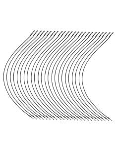 Cuerda Elástica con Púas TEHAUX 100pcs 30cm Negro