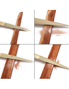 Juego de limas de madera NKTM 2 piezas 20,3 cm y 25,4 cm 2