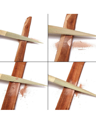 Juego de limas de madera NKTM 2 piezas 20,3 cm y 25,4 cm