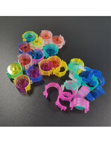 20 Clips Sujetadores de Bobinas de Hilo KIIFENG - Organizador de Costura