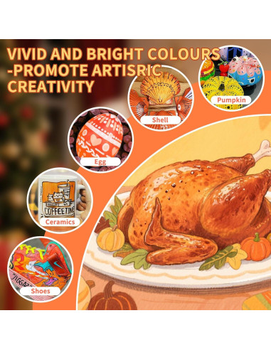 Set de 168 Marcadores de Pintura Acrílica TECADA Multicolor