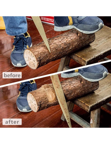 Juego de limas de madera NKTM 2 piezas 20,3 cm y 25,4 cm