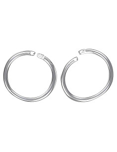 Anillos de Salto Redondos uGems de Plata Esterlina 10mm