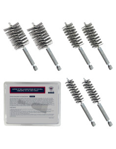 Juego de Cepillos de Limpieza Kwalitistar 6 Piezas para Tubos