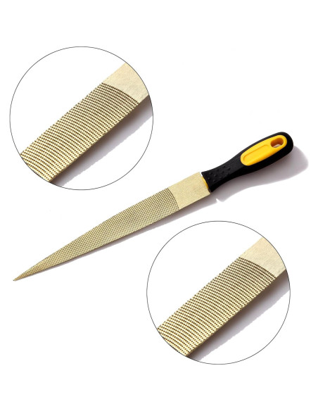 Juego de limas de madera NKTM 2 piezas 20,3 cm y 25,4 cm