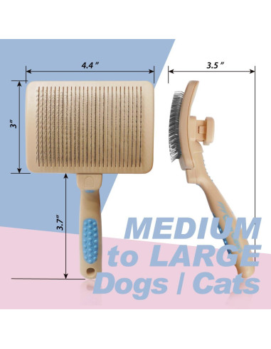 Cepillo Autolimpiante Claw Claws para Perros Grandes 20.32 cm