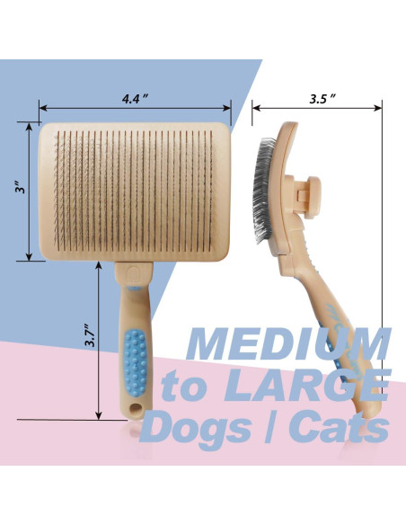 Cepillo Autolimpiante Claw Claws para Perros Grandes 20.32 cm