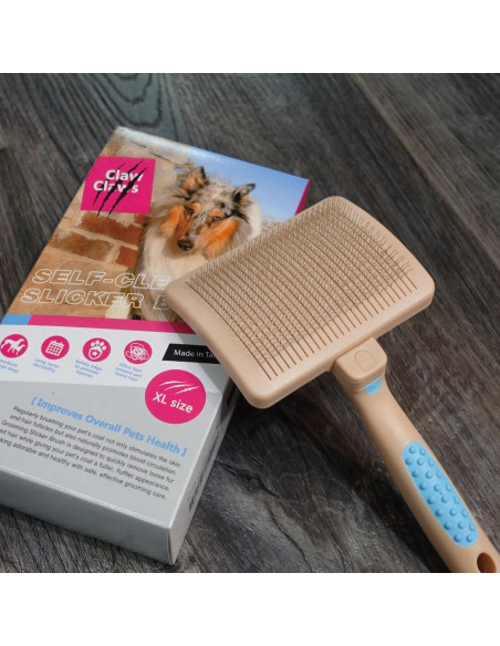 Cepillo Autolimpiante Claw Claws para Perros Grandes 20.32 cm