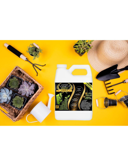 Concentrado Líquido de Ácido Húmico y Fúlvico 946 ml - Mejorador de Suelo