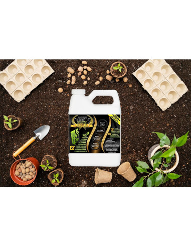 Concentrado Líquido de Ácido Húmico y Fúlvico 946 ml - Mejorador de Suelo