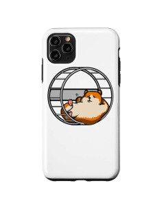 Funda Protectora Divertida para iPhone 11 Pro Max - Hamster Wheel Nap