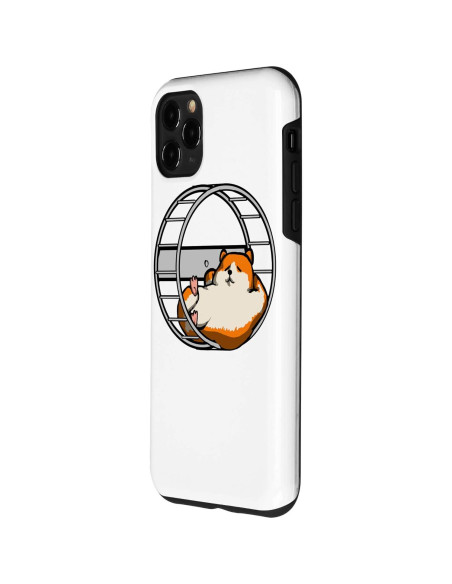 Funda Protectora Divertida para iPhone 11 Pro Max - Hamster Wheel Nap Funda Protectora Divertida para iPhone 11 Pro Max - Hamster Wheel Nap