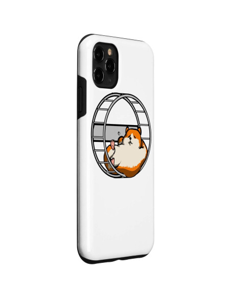 Funda Protectora Divertida para iPhone 11 Pro Max - Hamster Wheel Nap Funda Protectora Divertida para iPhone 11 Pro Max - Hamster Wheel Nap