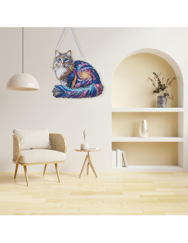 Kit de Pintura de Diamante VNRGG para Gatos Adultos 5D