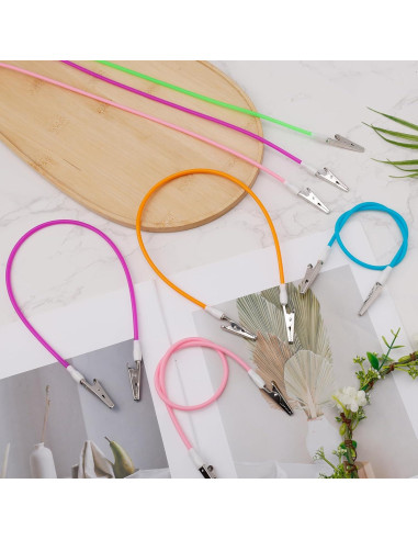 10 Clips Sujetadores de Servilletas Dentales Gosknor - Silicona