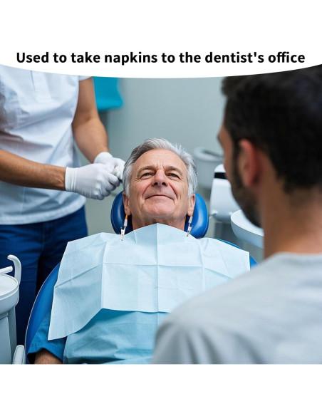 10 Clips Sujetadores de Servilletas Dentales Gosknor - Silicona