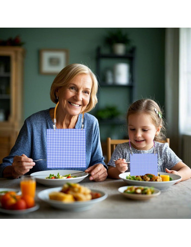 10 Clips Sujetadores de Servilletas Dentales Gosknor - Silicona