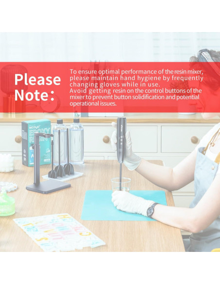 Mezclador de Resina Recargable ISTOYO IS-ULTRA-JB-03 3 Velocidades