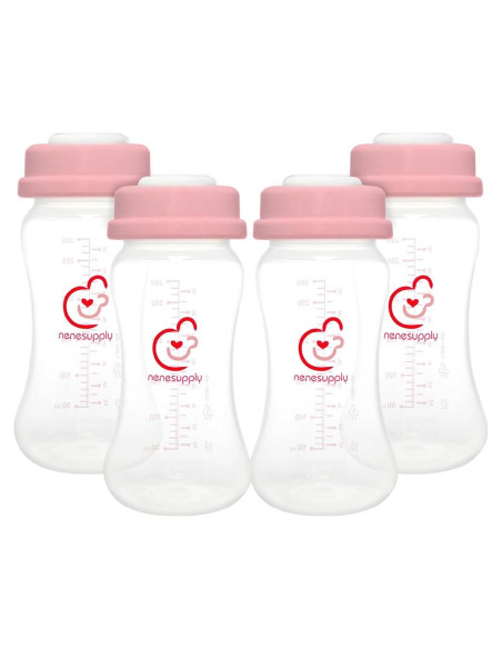 Botellas de Almacenamiento de Leche Materna NENESUPPLY 4 pc 280ml