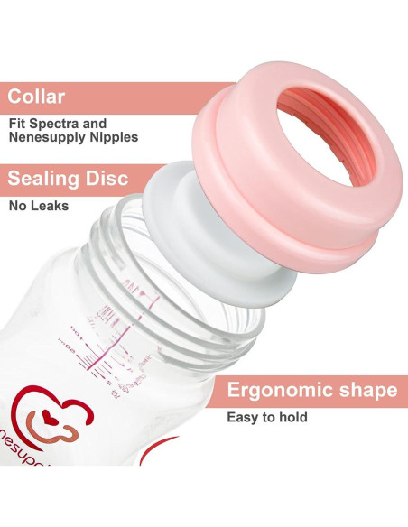 Botellas de Almacenamiento de Leche Materna NENESUPPLY 4 pc 280ml