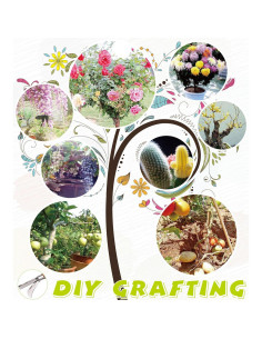 Cuchillo de Jardinería NAYE para Injertos 6.67 cm Doble Hoja 2