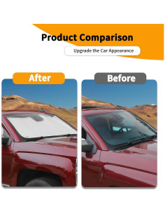 Protector Solar Hoolcar para Parabrisas Chevrolet Silverado 2014-2017 2