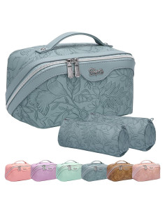 Bolsa de Maquillaje de Viaje BOYATU 3 Piezas Azul Claro
