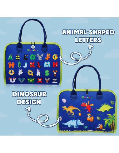 Juguete Montessori Guolely Busy Board Azul 36 meses - 6 años