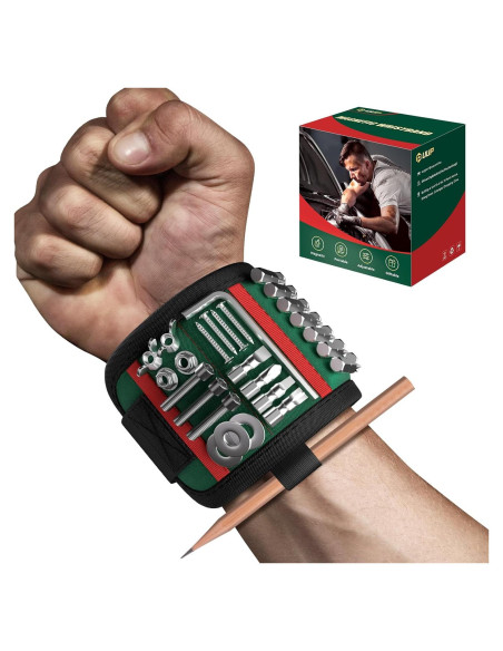 Banda de Muñeca Magnética UUP con 15 Imanes - Soporte Ajustable