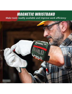 Banda de Muñeca Magnética UUP con 15 Imanes - Soporte Ajustable 2