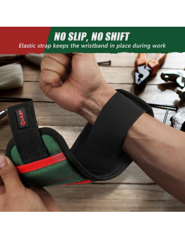 Banda de Muñeca Magnética UUP con 15 Imanes - Soporte Ajustable