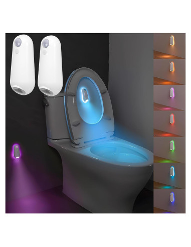 Luz Nocturna para Inodoro ONXE con Sensor de Movimiento - 2 Piezas