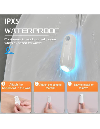 Luz Nocturna para Inodoro ONXE con Sensor de Movimiento - 2 Piezas