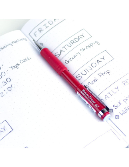 Lápiz Mecánico Pentel Twist-Erase III 0.7mm Rojo - 12 Unidades Lápiz Mecánico Pentel Twist-Erase III 0.7mm Rojo - 12 Unidades