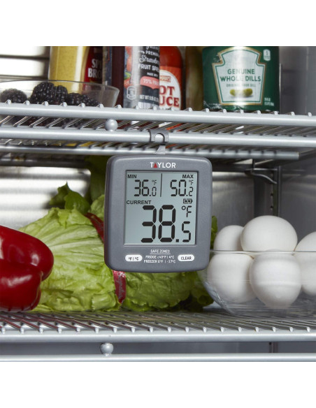 Termómetro Digital para Refrigerador Taylor Gris 2" LCD