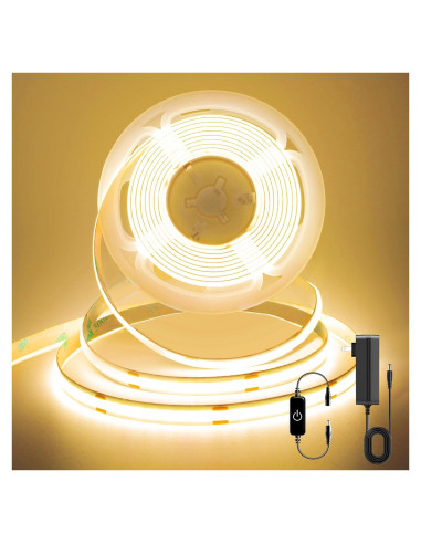 Tira LED COB 3M Pandery Regulable 2700K Blanco Cálido