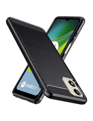 Funda TPU Antideslizante Natbok para Moto E13 - Negro