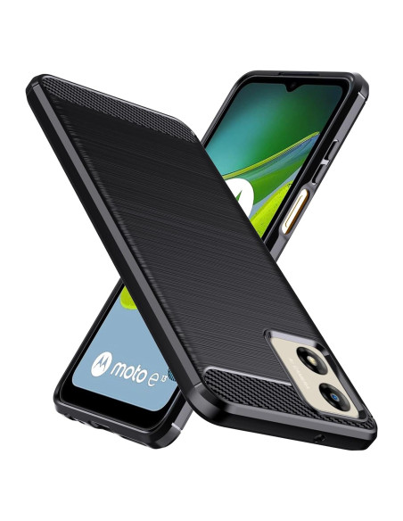 Funda TPU Antideslizante Natbok para Moto E13 - Negro Funda TPU Antideslizante Natbok para Moto E13 - Negro