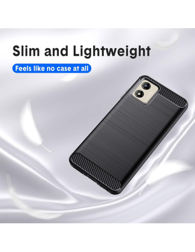 Funda TPU Antideslizante Natbok para Moto E13 - Negro