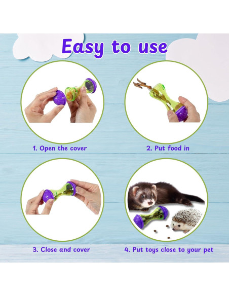 Bola de Tratamiento Interactiva para Hurones Homedy L Hueso