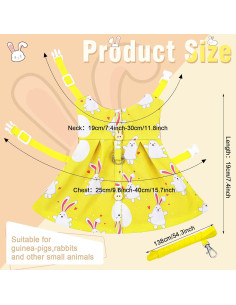 Conjunto de Arnés y Correa para Conejos Weewooday - 3 Piezas 2