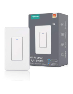 Interruptor de Luz Inteligente MoesGo WiFi 1 Gang Blanco