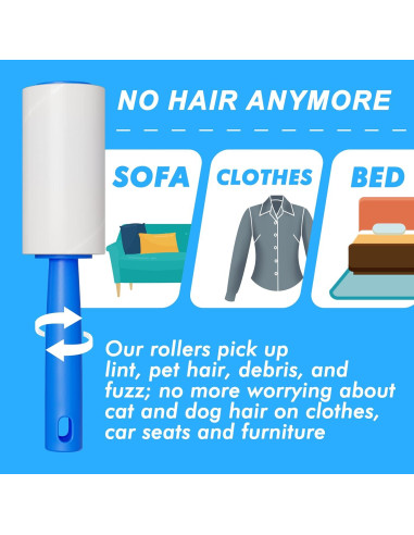 Rodillos Adhesivos para Pelo de Mascotas Albatross 200 Hojas