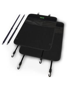 Protectores de Respaldo de Asiento Auto Drive - 2 Paquete Negro