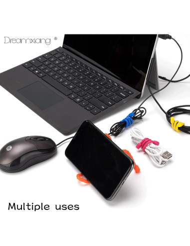 Correas de Silicona Dreamxiang 7.62cm para Organizar Cables