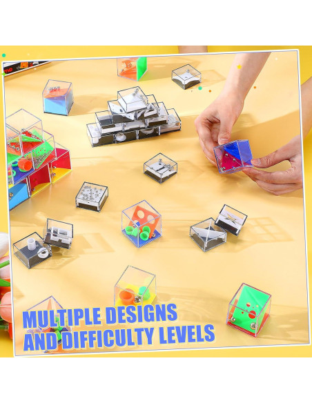 Rompecabezas de Cubos Desafiantes Lenwen 48 Piezas Colorido