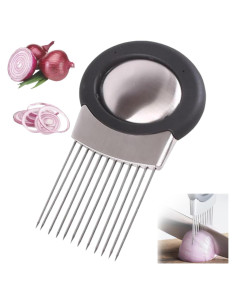 Cortador de Cebolla PUSKIU de Acero Inoxidable 14x9.2cm