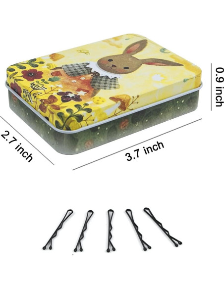 Pasadores de Pelo Negros Maorulu 200 Unidades 3.5 cm Pasadores de Pelo Negros Maorulu 200 Unidades 3.5 cm