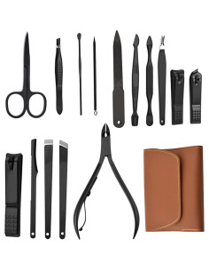 Juego de Manicura 16 Piezas Lemon Shane Acero Inoxidable 2