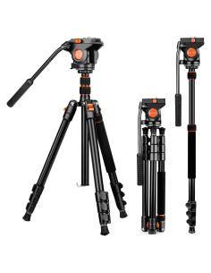 Trípode Profesional VICTIV 182.88 cm con Cabezal Fluido